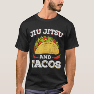 Camiseta Amante de Tacos Mexicanos Divertido Jiu Jitsu BJJ