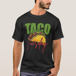 Camiseta Amante de tacos mexicanos divertidos comida del ma