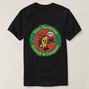 Camiseta Amante de Tacos y Jugador "Táctico de Tacos Conqui