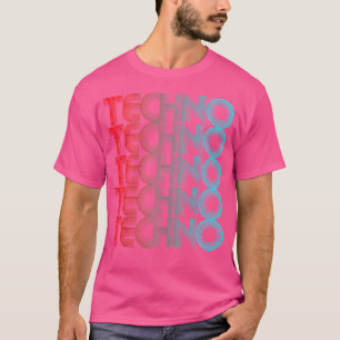 Camiseta Amante de Techno Vaporwave Techno House Music Edm
