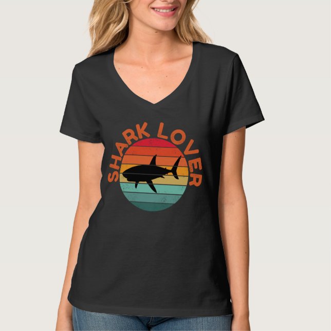 CAMISETA AMANTE DE TIBURONES (Anverso)