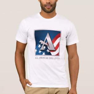 Camiseta amante de todos los perros estadounidenses
