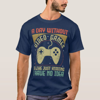 Camiseta Amante de videojuegos antiguos Día del jugador sin