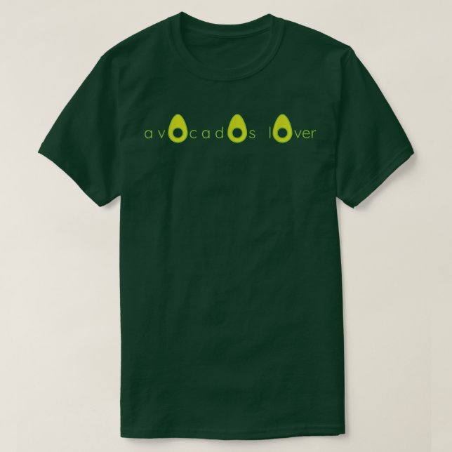 Camiseta amante del aguacate (Diseño del anverso)