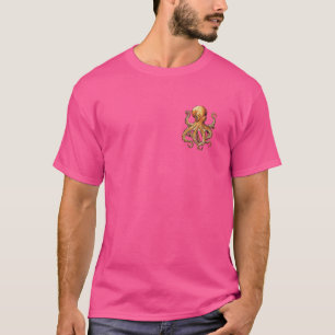 Camiseta Amante del arte del piano - Mamá de papá del pulpo