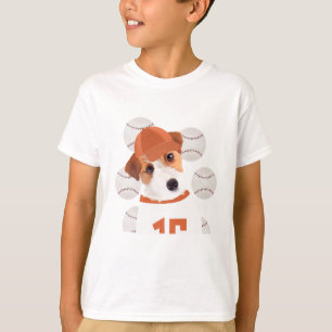 Camiseta Amante del béisbol deportivo Jack Russell