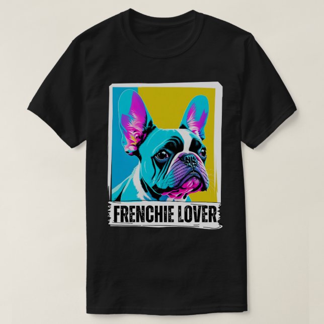 Camiseta amante del bulldog francés (Diseño del anverso)