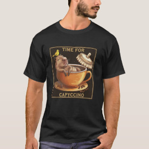 Camiseta Amante del Cafà Capibara Roedor Fauna Animal Capy