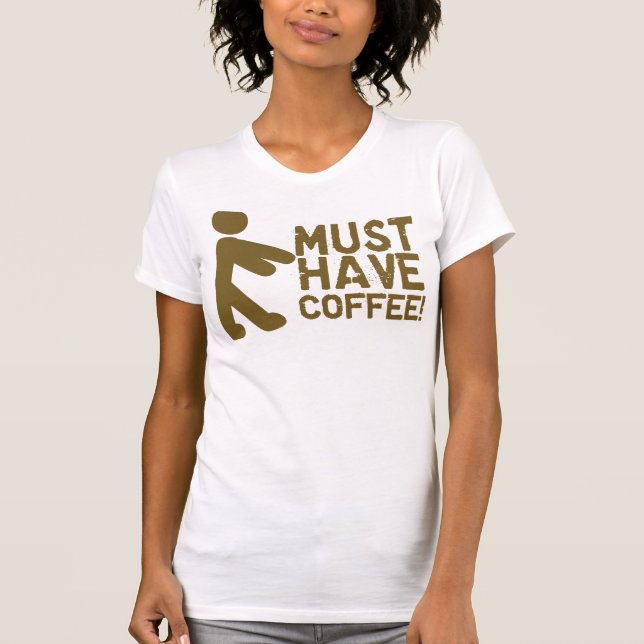 Camiseta Amante del café (Anverso)