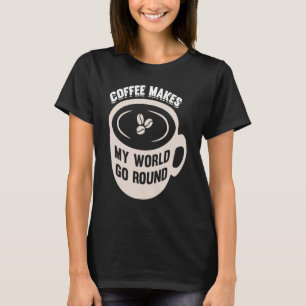Camiseta Amante del café Barista de espresso Cappuccino Art