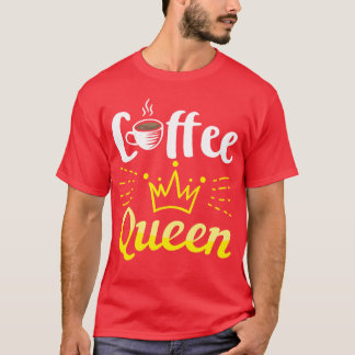 Camiseta Amante del café Reina del café Regalo de cumpleaño