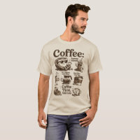 Amante del café vintage divertido cartoon de café 