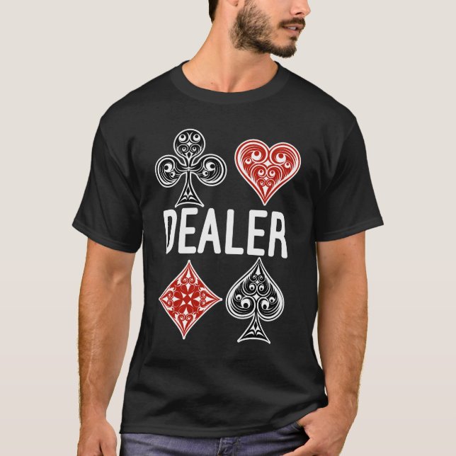 Camiseta Amante del Casino de juegos de cartas de póquer (Anverso)