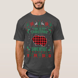 Camiseta Amante del cerdo guineano Este Es Mi Regalo de sud