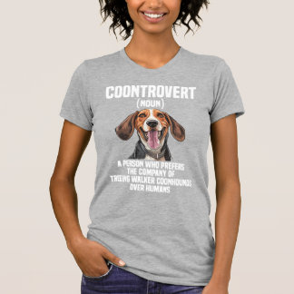 Camiseta Amante del Coonhound Walker Arbóreo Perro Coontrov