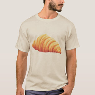 Camiseta amante del croissant, parte superior de pastel de 