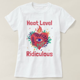 Camiseta Amante del curry de nivel de calor ridículo