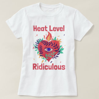 Camiseta Amante del curry de nivel de calor ridículo