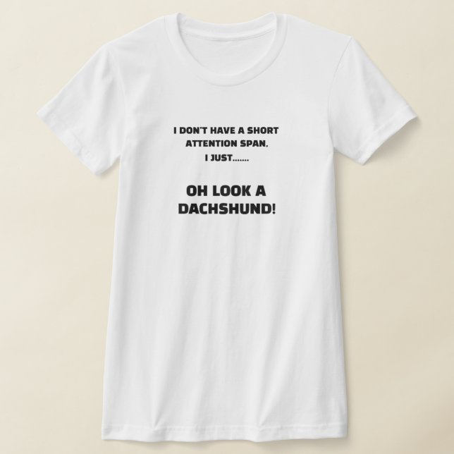 Camiseta Amante del Dachshund  (Distribución)