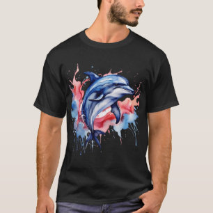 Camiseta Amante del delfín divertido lindo