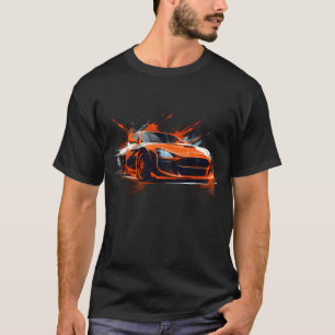 Camiseta Amante del deporte corredor de coche de carreras d