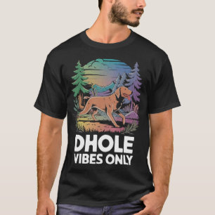 Camiseta Amante del Dhole Vida Silvestre Cánido Perro Salva