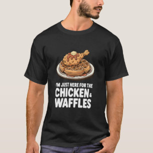 Camiseta Amante del divertido brunch de pollo y waffles