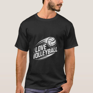 Camiseta Amante del Equipo de Voleibol