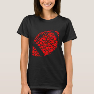 Camiseta Amante del fútbol del corazón divertido el fútbol 