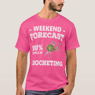 Camiseta Amante del ganchillo divertido hilo de ganchillo t