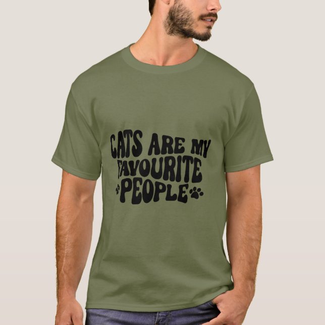 Camiseta amante del gato (Anverso)