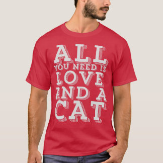 Camiseta amante del gato