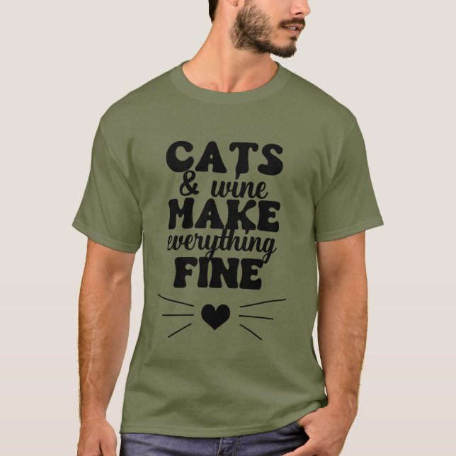 Camiseta amante del gato (Anverso)