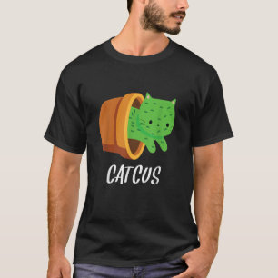 Camiseta Amante del gato cactus Cactus Espinas Planta Desie