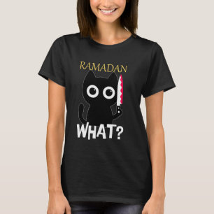Camiseta Amante del gato confunde los gatos de Ramadán ayun