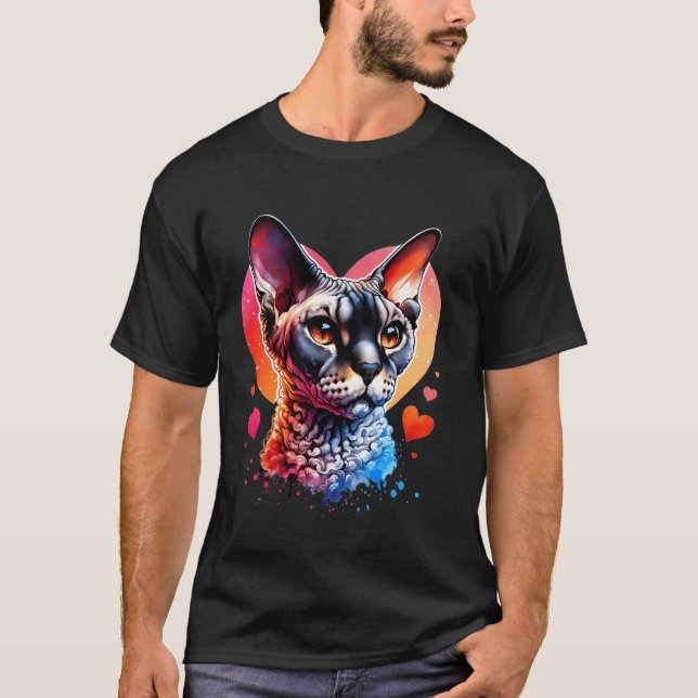 Camiseta Amante del gato Devon Rex Devon Rex (Anverso)