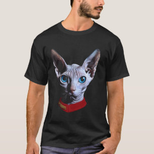 Camiseta Amante del gato Sphynx, divertido gato calvo, padr
