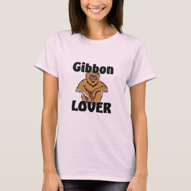 Camiseta Amante del Gibbon (Anverso)