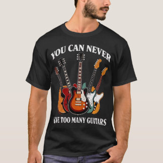Camiseta Amante del guitarrista bajo acústico eléctrico