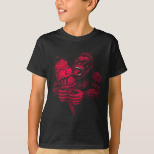 Camiseta Amante del helado Bigfoot retro verano divertido c
