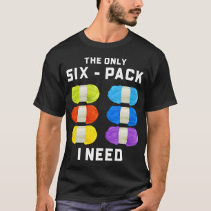 Camiseta Amante del hilo Tejiendo ganchillo - El único paqu