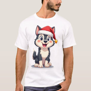 Camiseta Amante del Husky de Navidad Malamute (2)