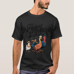 Camiseta Amante del idioma turco del pollo de corral