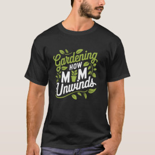 Camiseta Amante del jardín jardinera mamá y pulgar verde de