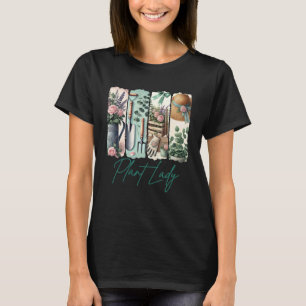 Camiseta Amante del Jardinería Señora de las Plantas Pincel