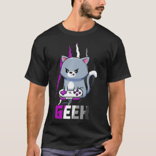 Camiseta Amante del juego de video LGBT del asexual Geek Ne