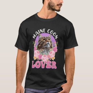Camiseta AMANTE DEL MAINE COON Mamá gato Maine Coon Maine C