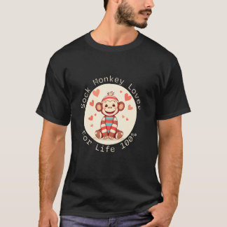 Camiseta Amante del Mono de Calcetín de por Vida 100 - Rega