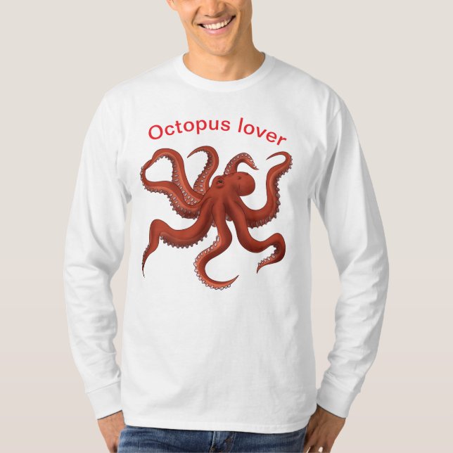 Camiseta Amante del Octopus (Anverso)