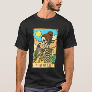 Camiseta Amante del pájaro de codorniz La señora de la codo